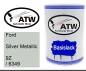 Preview: Ford, Silver Metallic, 9Z / 6349: 500ml Lackdose, von ATW Autoteile West.